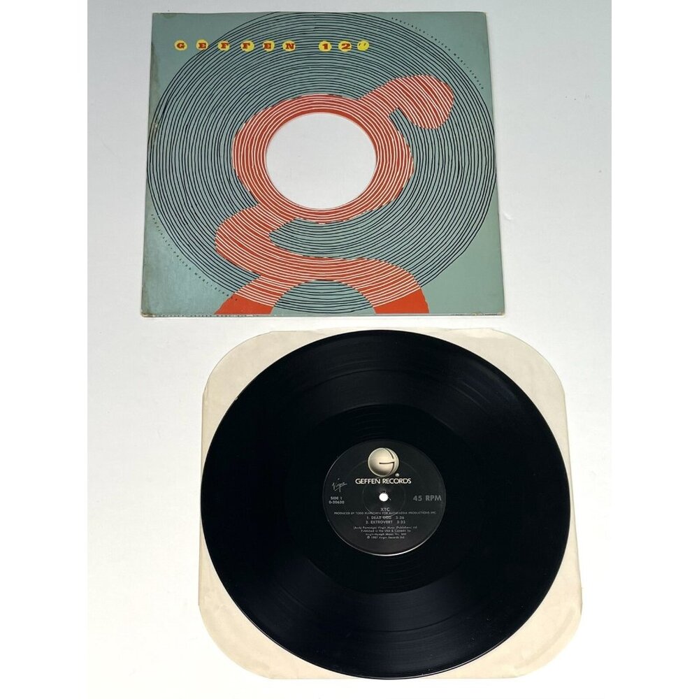 Dear God by XTC (1986, 45RPM, 12" Vinyl) Geffen Records 0-20630 Promo Record